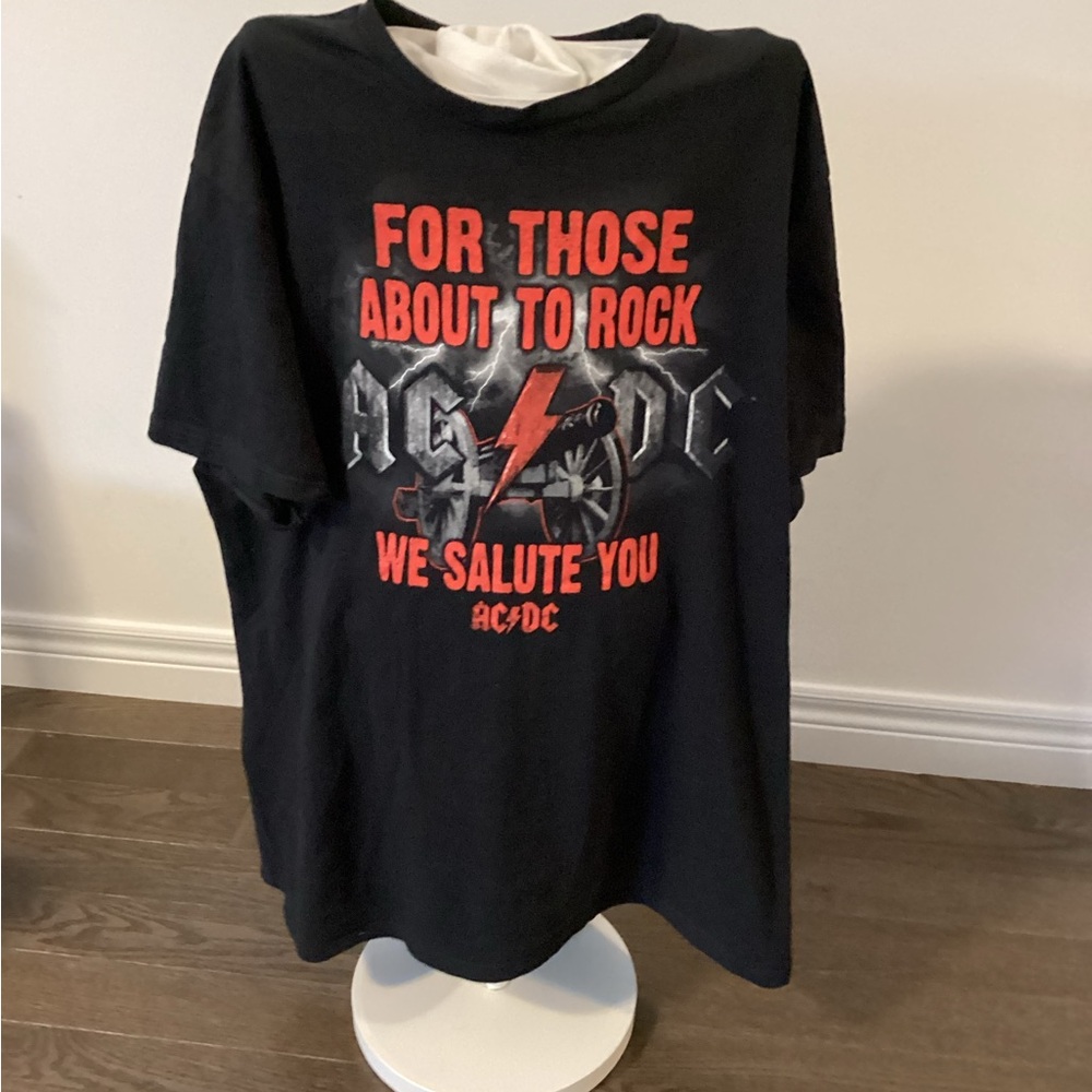 AC/DC Black Graphic T-Shirt